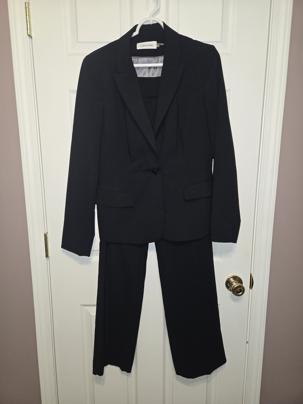 Calvin Klein Black Women's Two-Piece Suit